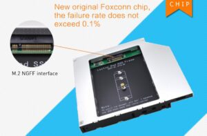 m.2 M2 NGFF SSD 2nd HDD Caddy 12.7mm SAT - Image 5