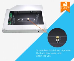 m.2 M2 NGFF SSD 2nd HDD Caddy 12.7mm SAT - Image 7