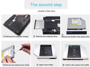 m.2 M2 NGFF SSD 2nd HDD Caddy 12.7mm SAT - Image 13