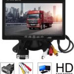 Kamera & Parksensor - Rückfahrkamera monitor HD 1024x600 7 Zoll Ultra Thin TFT