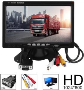 Rückfahrkamera monitor HD 1024x600 7 Zoll Ultra Thin TFT