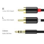 Audio - 2RCA bis 3,5 Audio-Autokabel