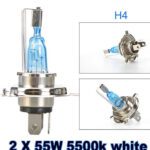 Birnen - H4 55w Halogenlampe 5500k weiß