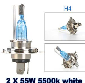 H4 55w Halogenlampe 5500k weiß