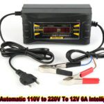Autoteile - Ladegerät 110V bis 220V bis 12V 6A Intel