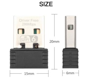 WIFI 6-Adapter AX286 Netzwerkkarte Mini-USB-Dongle - Image 8