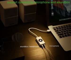 USB Sound Externe Karte 5.1 Audio Mic - Image 4