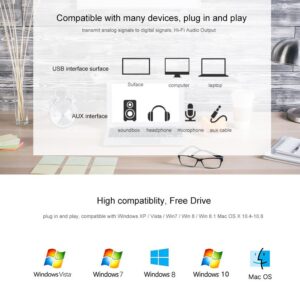 USB Sound Externe Karte 5.1 Audio Mic - Image 9