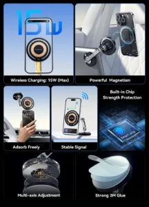 Magnetische Autohalterung 15W Wireless Charger - Image 8