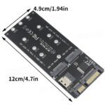 SATA M.2 Adapter M2 NVME SSD zu SFF-8654 Konverter