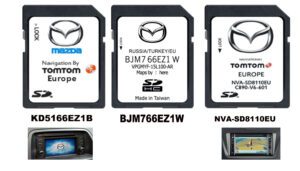 MAZDA 2024/2025 SAT MAP SD-EU