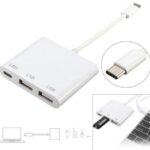 Kabel & Adapter - USB 3.1 Type C 2 Ports USB 2.0 Speed