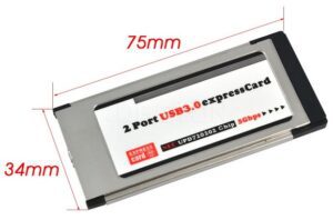 Expresscard to USB 3.0 2 Port Adapter 34 mm - Image 5