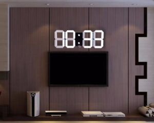 3D Digital geführte Wand-Taktgeber-Uhr - Image 2