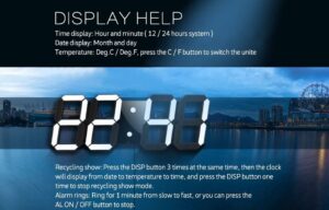 3D Digital geführte Wand-Taktgeber-Uhr - Image 8