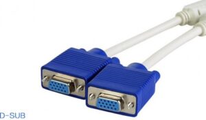 15 Pin 1 Stecker auf 2 Female VGA SVGA - Image 4