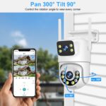 CCTV System WiFi Kamera Kit 6MP IP Kameras Mit Dual Objektiv Sicherheit Audio 8CH 1TB - Image 2