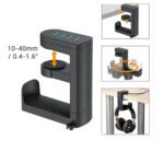 An USB-Anschlüssen montierter PC-Gaming-Headset-Ständerhalter