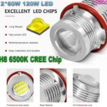 Bmw Angel Augen H8 120W CREE Chip White