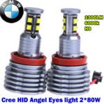 BMW Angel Eyes Licht 80W 1300LM 6000K H8