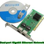 Autoteile - Dual Port Gigabit Ethernet Netzwerkkarte