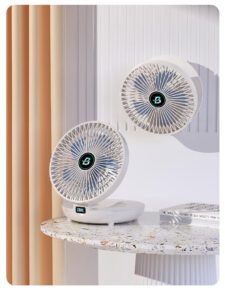 Tragbarer, an der Wand montierter Desktop-Typ-C-Ladetisch mit Ventilator - Image 4