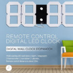 Deko&Accessoires - 3D Digital geführte Wand-Taktgeber-Uhr