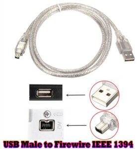 USB-Stecker an Firewire IEEE 1394 4-Pin - Image 2