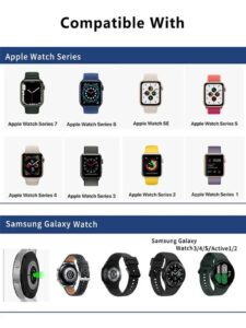 Samsung Apple Galaxy 6/5Pro/5/4 Active IWatch 8 7 6 5 SE Ladestation - Image 8