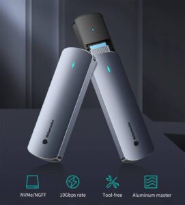 NVMe SSD-Gehäuse M 2 SATA Externes Gehäuse - Image 3