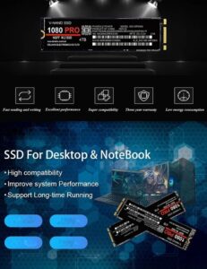 1080PRO 4 TB SSD M.2 2280 PCIe 4.0 NGFF Lese-Solid-State-Festplatte - Image 5