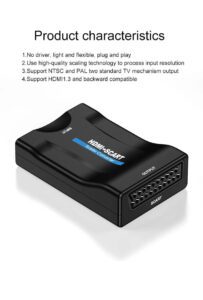 SCART zu HDMI Audio Video Converter 1080 - Image 4