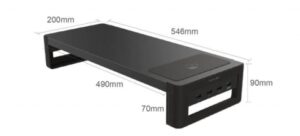 Monitor Stand USB3.0 Wireless Charging - Image 7