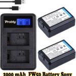 Batterie - Sony 2 X 2000 Akku + Ladegerät mAh FW50