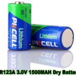 CR123A 3.0V 1500MAH 2 X Batterie