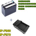 Batterie - NP-F970 NP-F960 Bateria Batterien + Lade