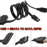 Kabel & Adapter - USB + eSATA zu SATA 22pin Kabel