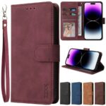 iPhone 15 Pro magnetische Flip-Lederhülle