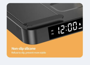 iPhone Samsung 30W 3-in-1 kabelloser Ladeständer - Image 8