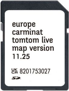 RENAULT TOMTOM 2025 CARMINAT LIVE NAVIGATION SD-KARTE