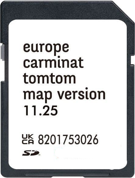 RENAULT TOMTOM CARMINAT 2025 SAT NAV SD-KARTE EUROPA