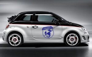 Abarth FIAT 500 Seitenaufkleber - Image 2
