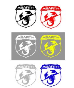 Abarth FIAT 500 Seitenaufkleber - Image 10