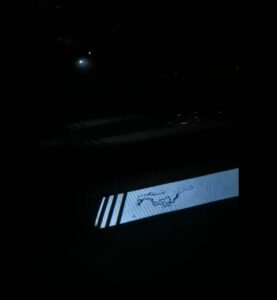 Mustang 2013-2022 LED-Seitenpfützen-Rückspiegel-Logo-Leuchte - Image 3