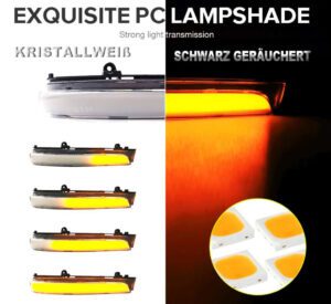 VW Volkswagen Dynamic LED Blinkpfeil Rückansicht E-Prüfz. - Image 2