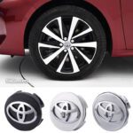 Emblem + Radmittenkappe - Toyota 62mm Radmittennabenkappen