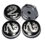 Dragon Logo Wheel Center Caps 60mm - Image 2