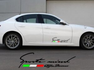 Alfa Romeo Flag Badge Aufkleber - Image 7