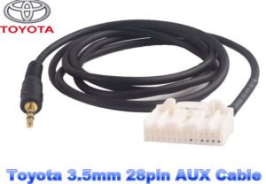 Toyota 3,5 mm 28-Pin-AUX-Kabel - Image 2