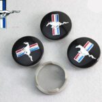 Emblem + Radmittenkappe - Mustang Escape 54mm ABS Radnabenkappe